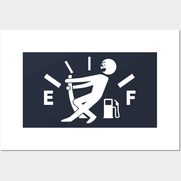 Empty tank - no fuel - fuel gauge Wall Art by GetThatCar